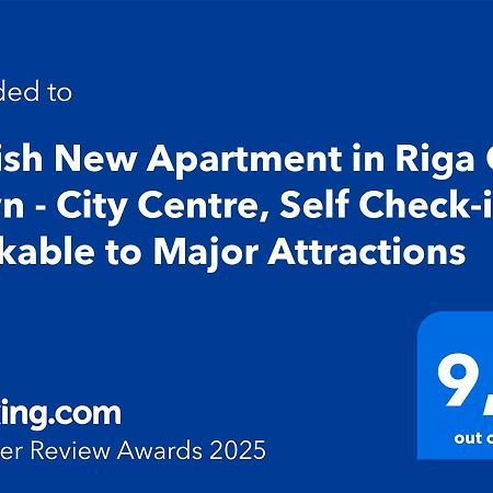Stylish New Apartment In Riga Old Town - City Centre, Self Check-In, Walkable To Major Attractions Екстериор снимка